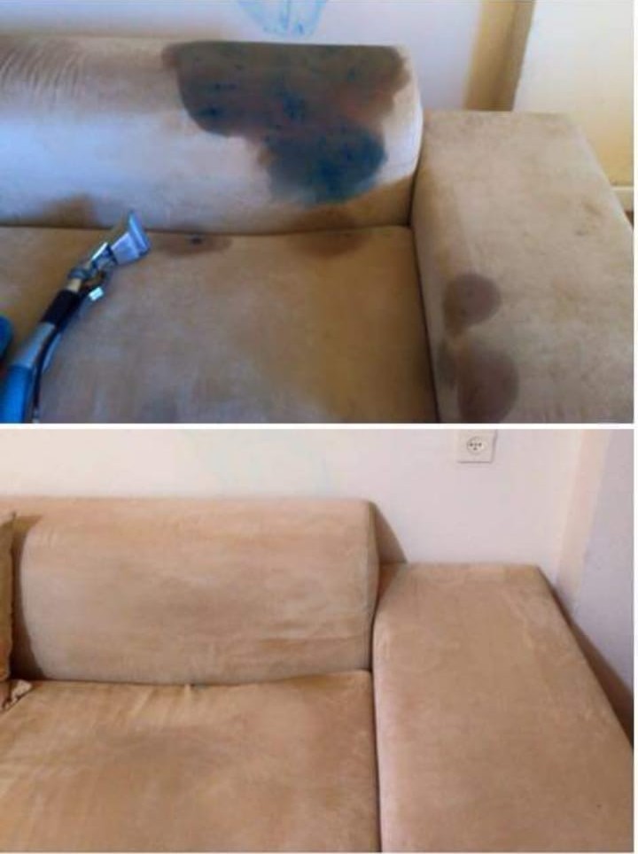 עבודת ניקוי ספה 6